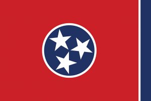 Viaggio nel South USA Tennessee Bandiera