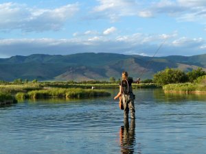 I ranch delle Rocky Mountains: fly fishing