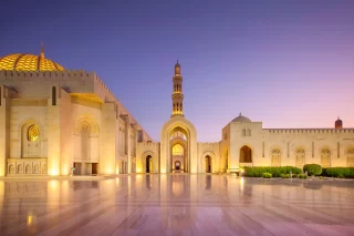 Sultan Qaboos Grand Mosque, Muscat, Oman, Islamic Architecture