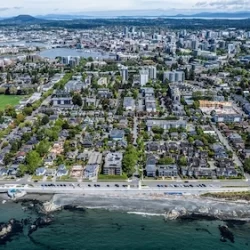Victoria British Columbia Canada vista dall'alto