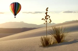 Desert and balloon