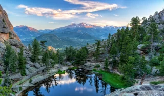 Gem Lake in Rocky Mountain National Park, Estes Park, Colorado