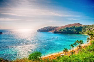 Hawaii beach sunset