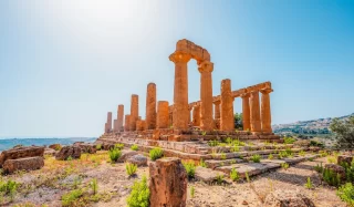 The greek temple of Juno or Tempio di Giunone.