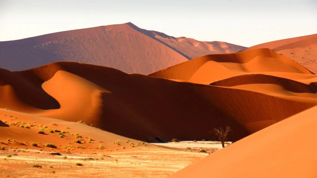 dune di sabbia rosse deserto del Namib