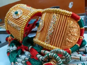 It is called "Bajubandh" in the Indian language, especially it is worn in the Rajasthani imperial families.