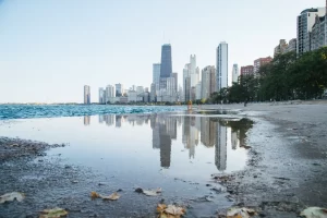 Skyline Chicago di giorno