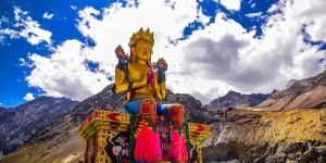 Diskit Monastery in Ladakh nord India