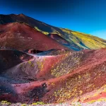 Paesaggio del vulcano Etna, Sicilia, Italia.