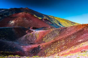 Paesaggio del vulcano Etna, Sicilia, Italia.