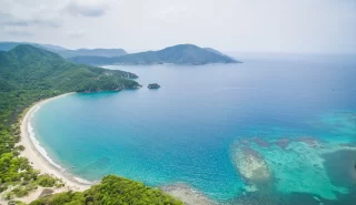 Beaches of Tayrona National Natural Park in Santa Marta, Colombia
