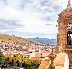 Potosi aerial view from San Lorenzo Church