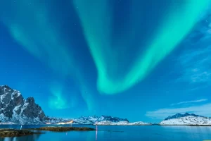 northern lights landscape