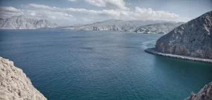 Amazing coastal scenery near Khasab, in Musandam peninsula, Oman