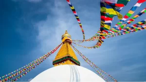 Boudhanath Stupa in Kathmandu valley, Nepal