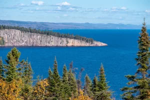 Shovel Point, viewed from Palaside Head along Lake