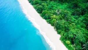 Tayrona National Park Colombia areal view