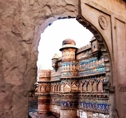view of Gwalior Fort India