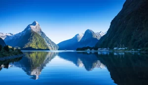 Milford, Parco nazionale del Fjordland, isola sud, Nuova Zelanda