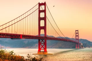Golden Gate Bridge i San Francisco, California, USA.