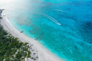 The beach in Turks and Caicos