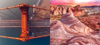 golden gate e valley of fire