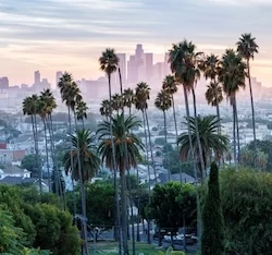 skyline di Los Angeles