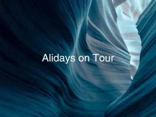 Antelope canyon blue lights at morning
