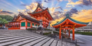 Fushimi Inari Shrine in Kyoto Japan