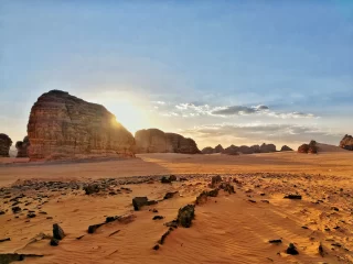 alula desert view sunshine