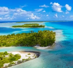 Rangiroa atoll island