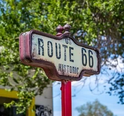 Route 66 sign