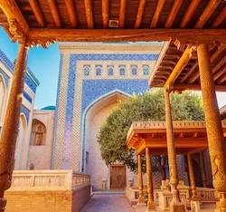 Ancient madrasah in the old city of Khiva