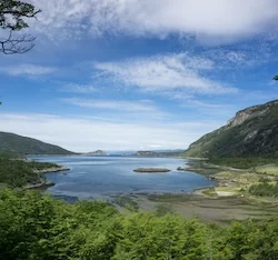 Lapataia Bay at Tierra del Fuego