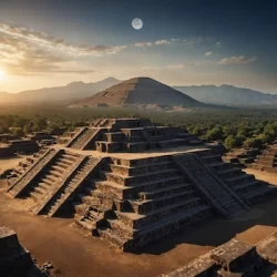 Teotihuacan in Messico