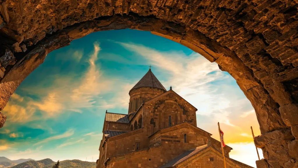 Cattedrale di Svetitskhoveli patrimonio UNESCO in Georgia