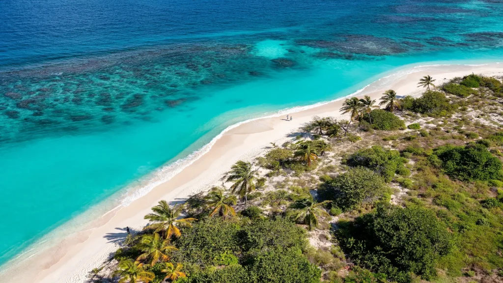 Isola di Anguilla nei Caraibi