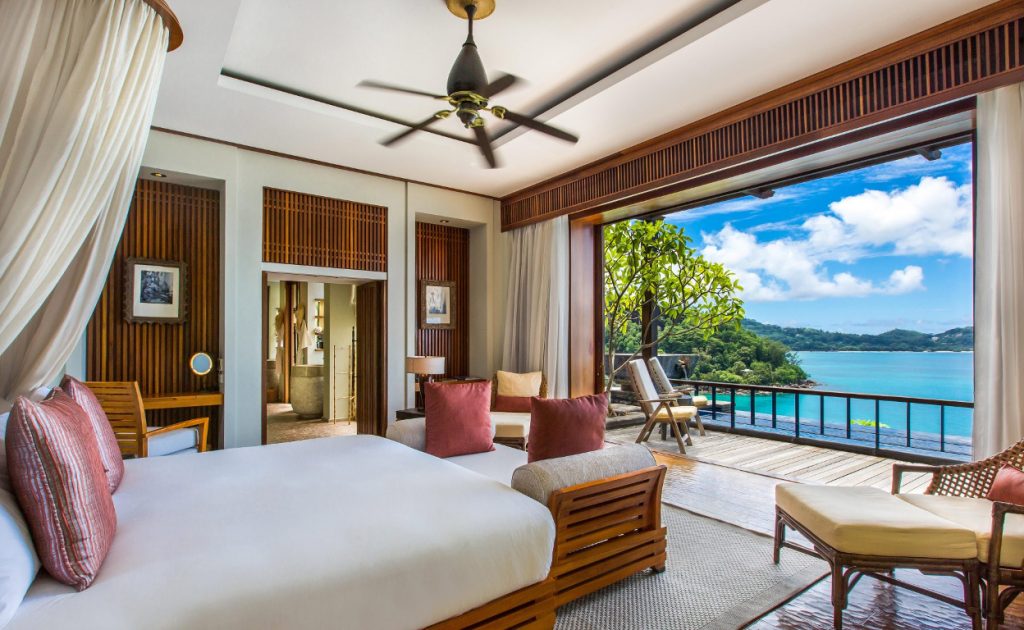 Anantara Maia Seychelles | Camera da letto hotel di lusso Seychelles | Hotel glanCe Alidays