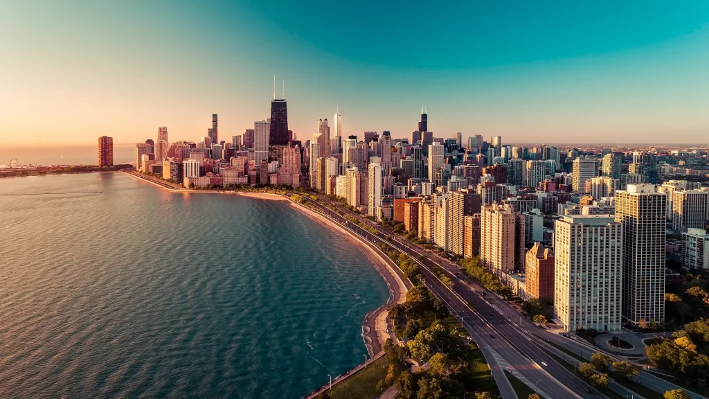 Viaggio Chicago e Grandi Laghi | Vista della città di Chicago dall'alto