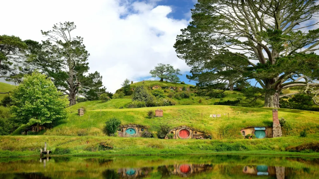 Hobbiton - paesaggio Nuova Zelanda, il luogo, dove vivono gli hobbit | Nuova Zelanda Signore degli Anelli: Tour nella Terra di Mezzo
