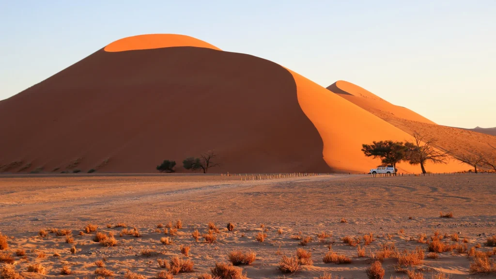 Duna 45 nel deserto di Sossusvlei Namib - Parco nazionale Namib-Naukluft, Namibia, Africa Esclusivo Tour di gruppo “Namibia Experience” | Esclusiva Alidays Travel Experience