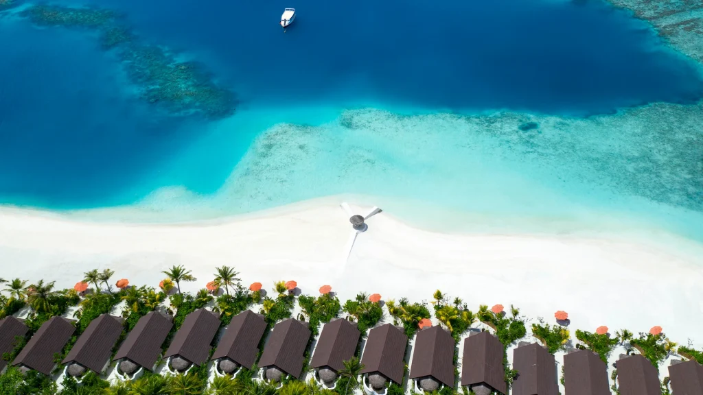 Oblu Select at Sangeli - Vista aerea Beach Villas | Oblu Select Sangeli resort Maldive | Alidays Travel Experience