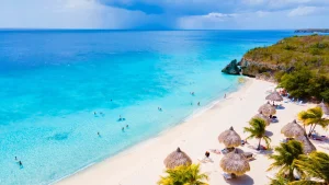 Spiaggia di Cas Abao Isola caraibica di Curacao