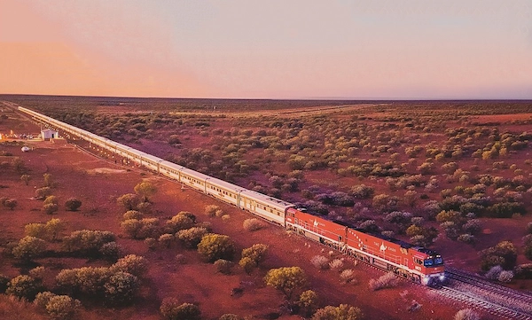The Ghan Australia in treno