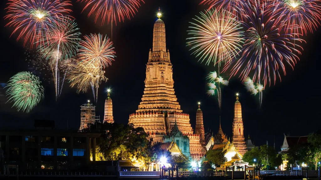 Capondanno a Bangkok Thailandia