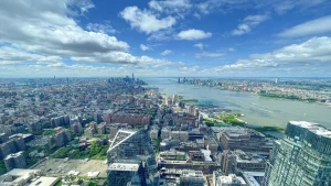 Vista aerea dalla piattaforma di The Edge a New York