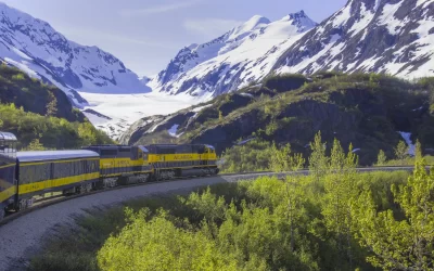Alaskan Railroad train
