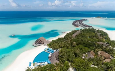 Anantara Dhigu Maldive areal view