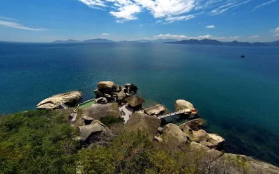 Aerial View From The Rock