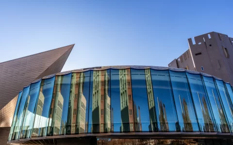 Dettagli della struttura dell'Art Museum Denver